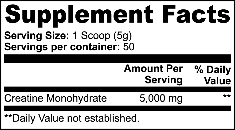 ALL-AMERICAN Creatine Monohydrate